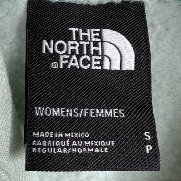 THE NORTH FACE Light Green Logo Hooded Sweatshirt - Picture 3 of 6